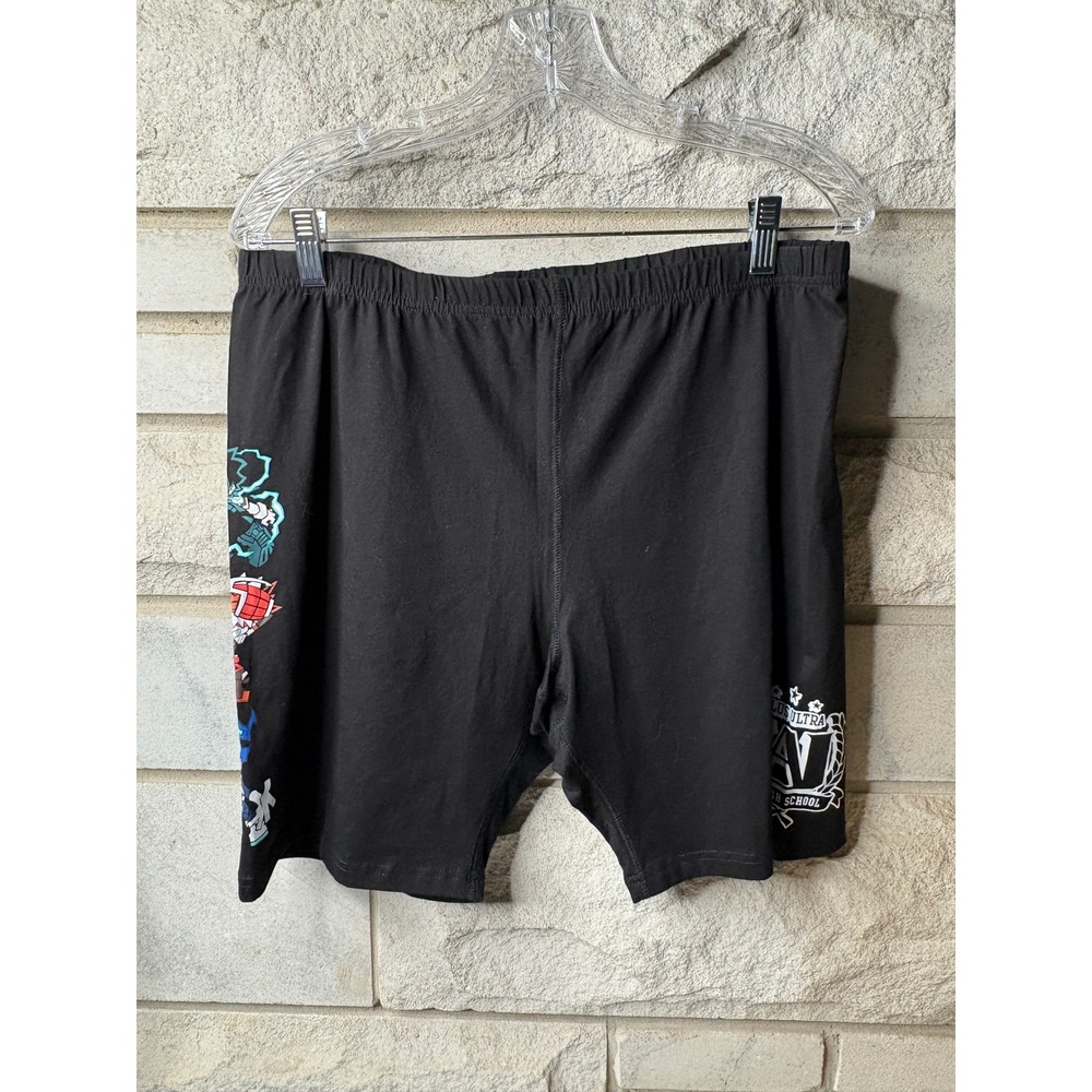Hot Topic My Hero Academia Black Biker Shorts Plus Size 2X U.A. High School Anim